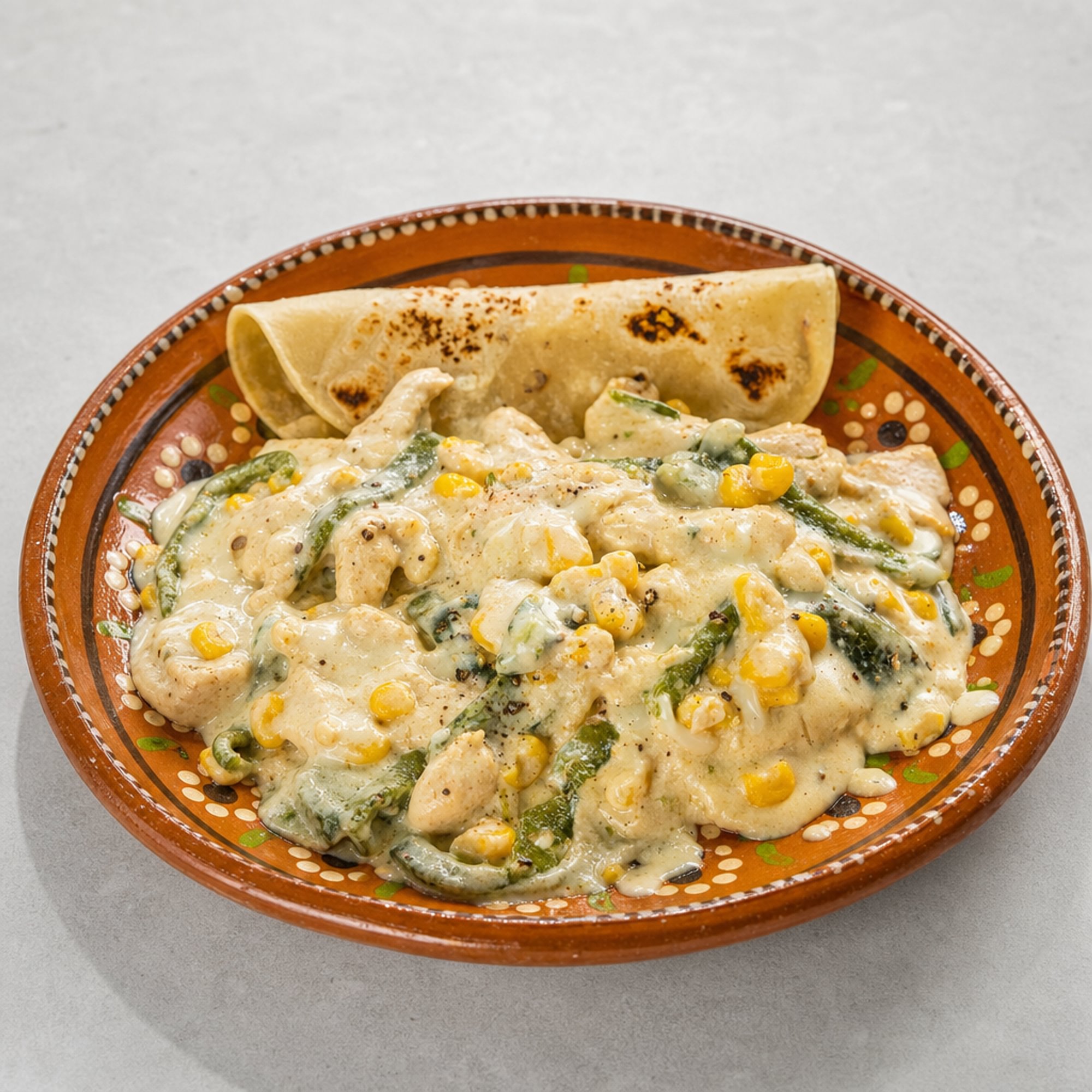 Pollo Con Rajas
