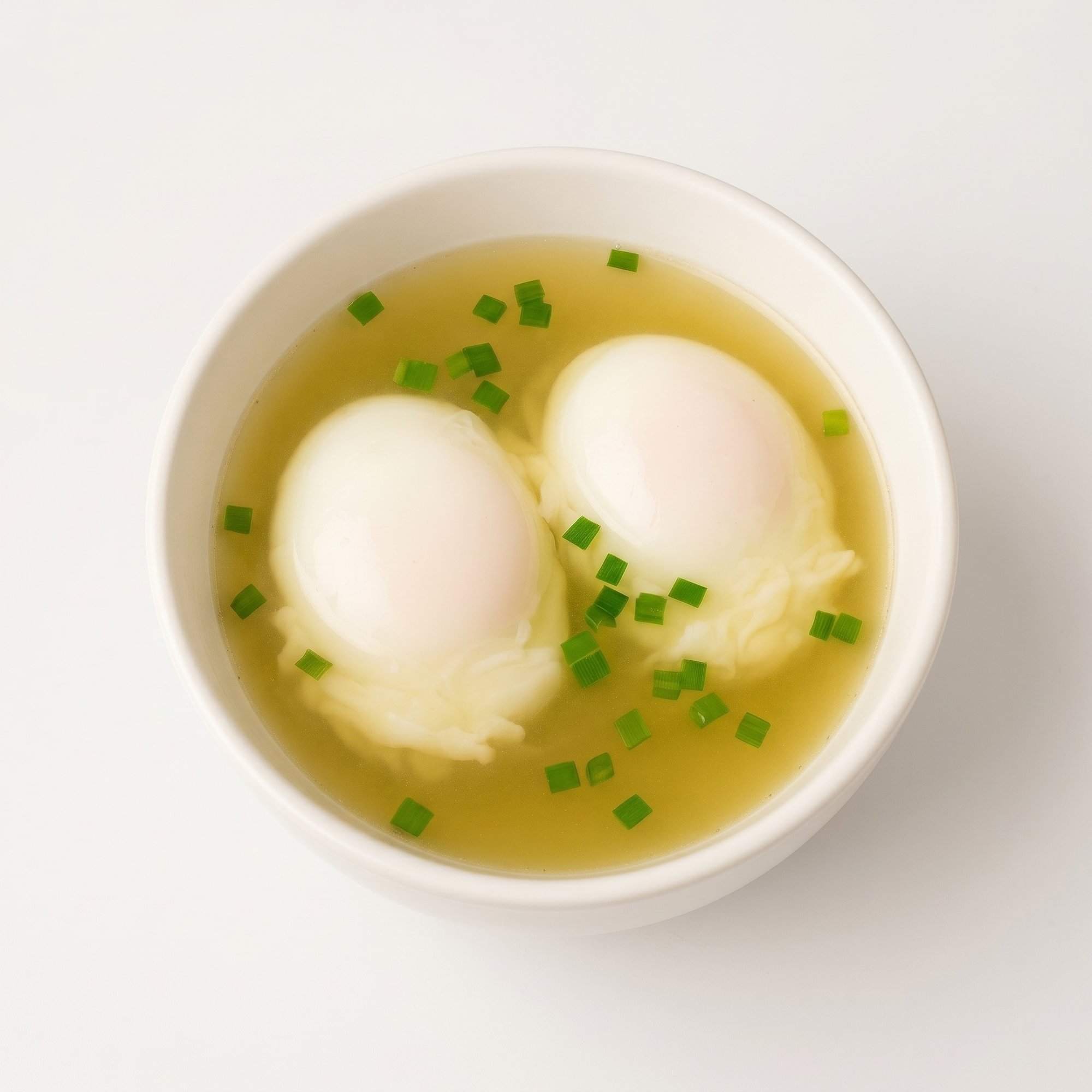 Two Pasteurized Eggs with Soup / Chén Trứng Chần Lòng Đào