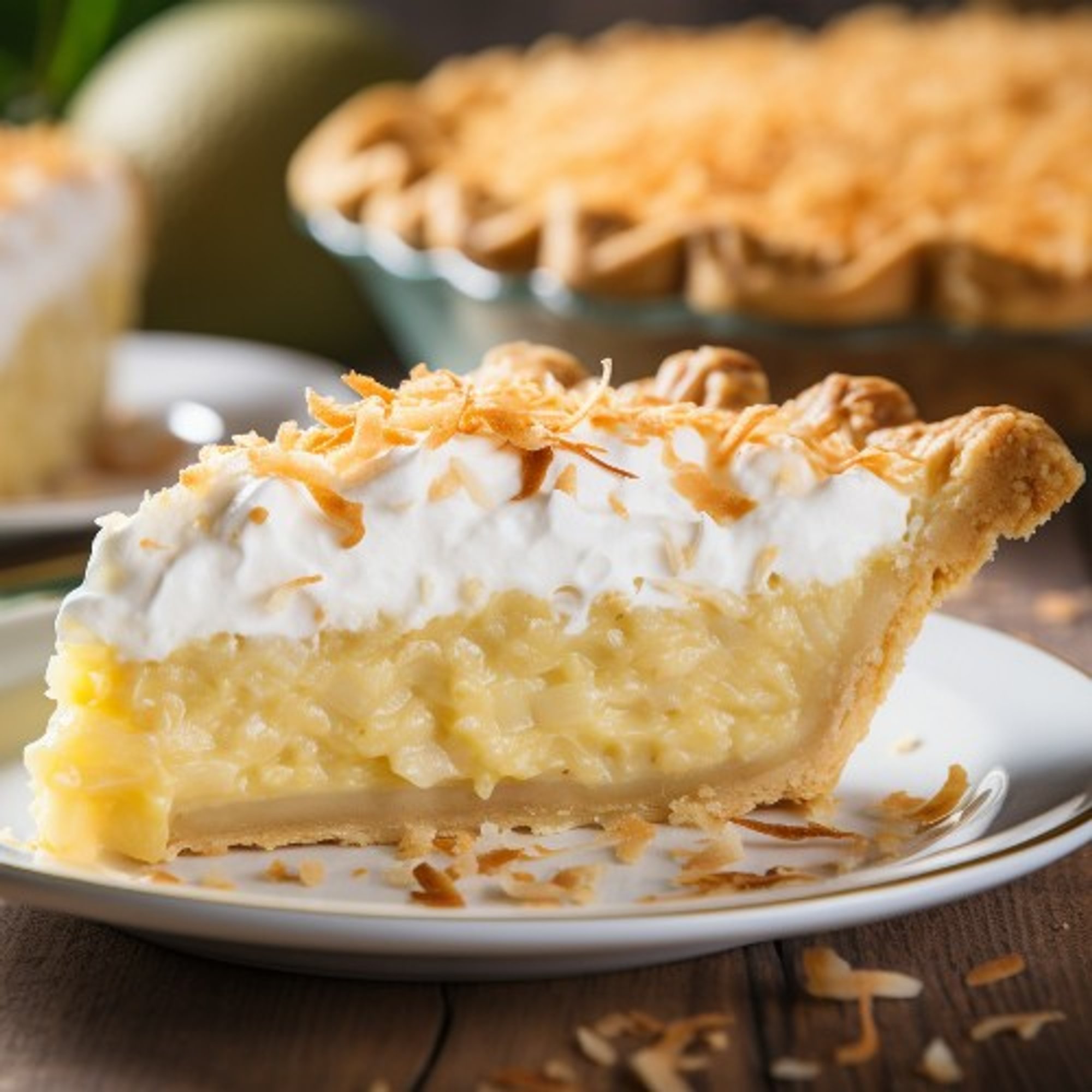 Coconut Custard Pie