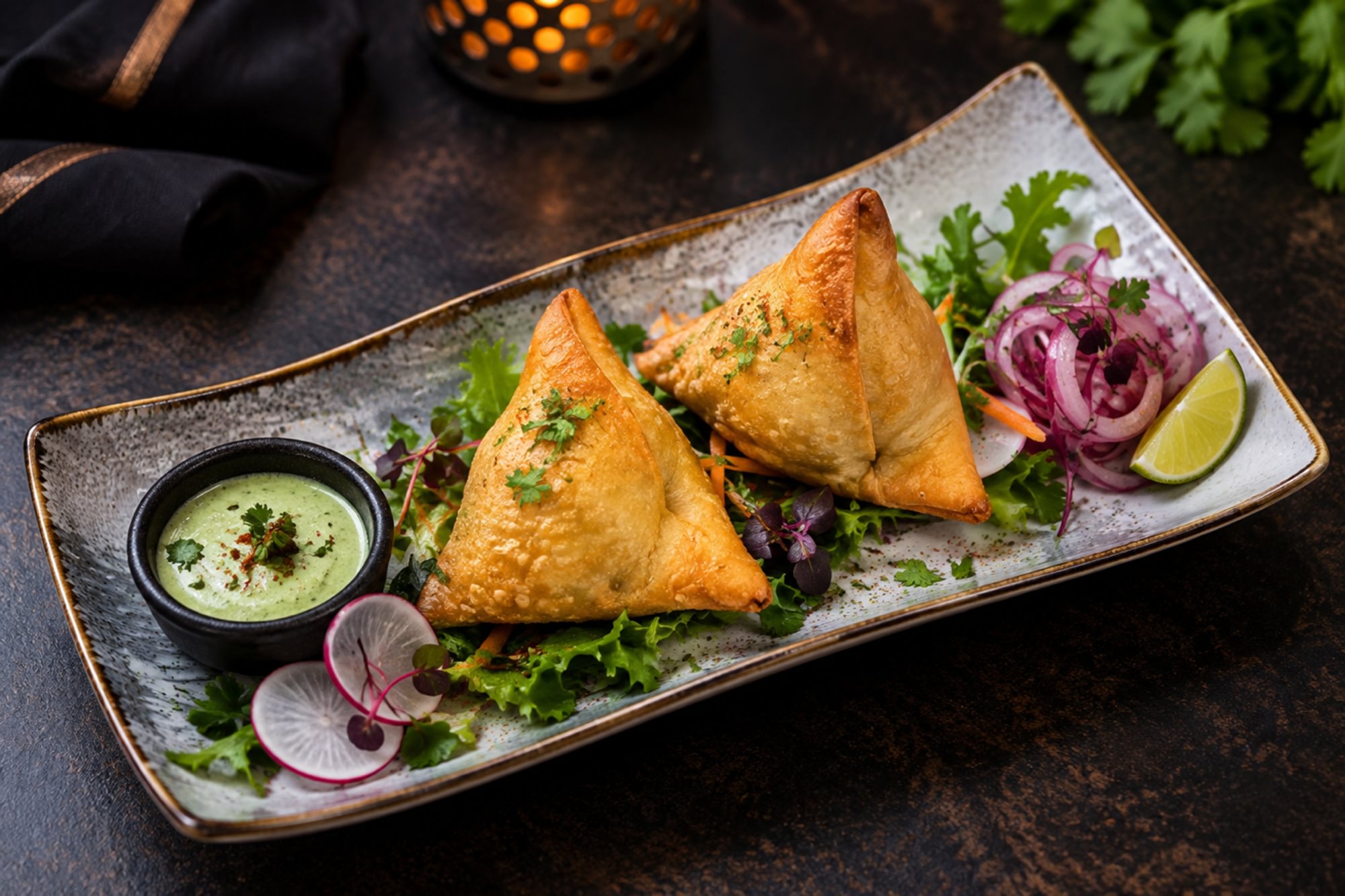 Butter Chicken Samosa