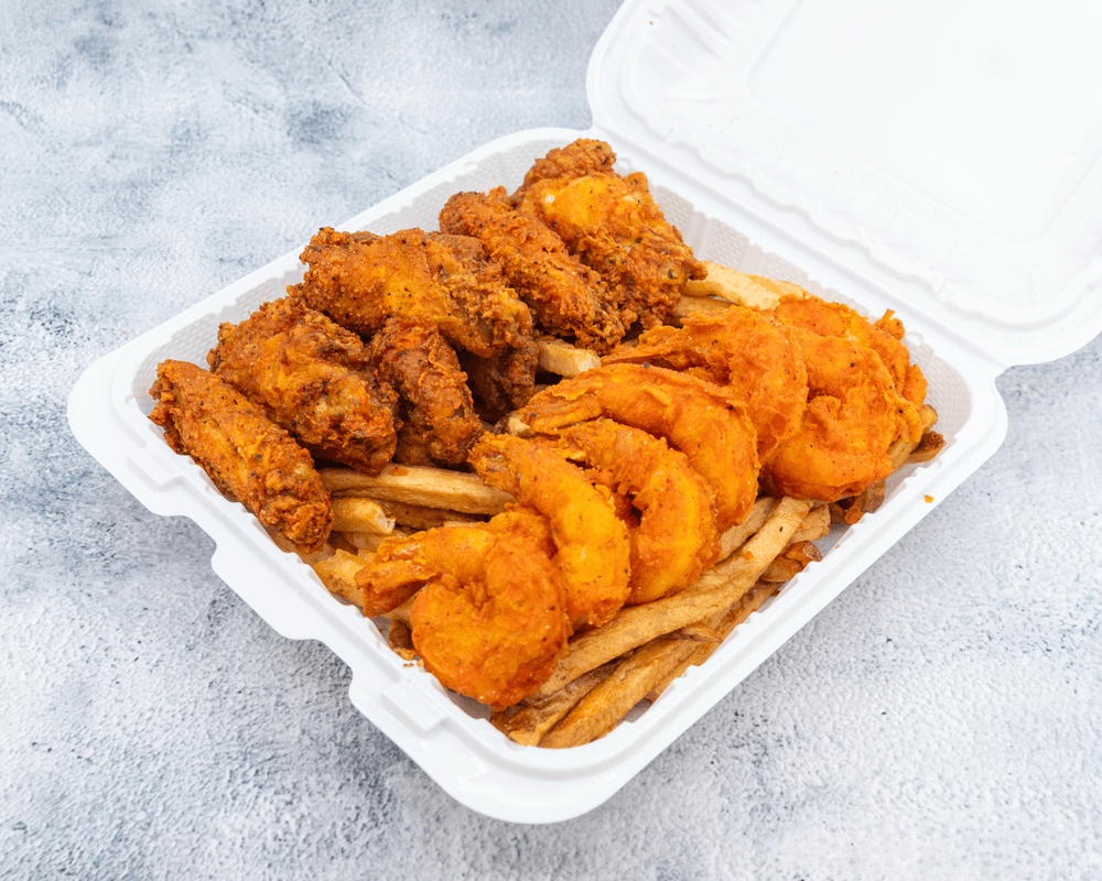 Fried Chicken & Shrimp Combo Basket