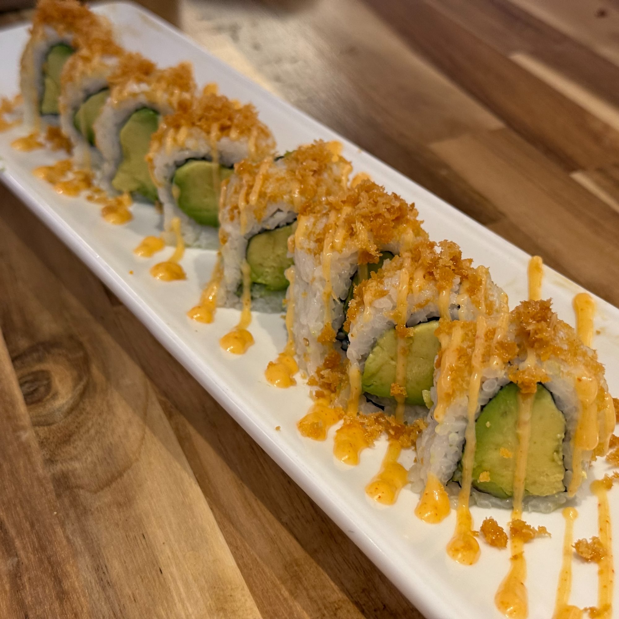Crunchy Spicy Avocado Roll