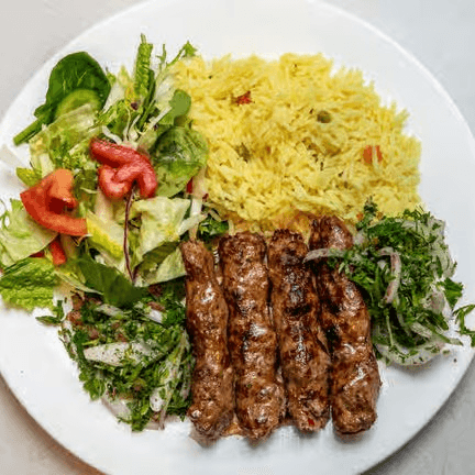 Kafta Kabob Plate (Lula Kabob)