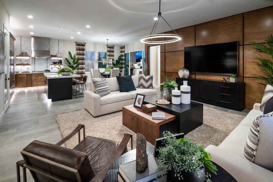 Open concept living is an entertainer's dream