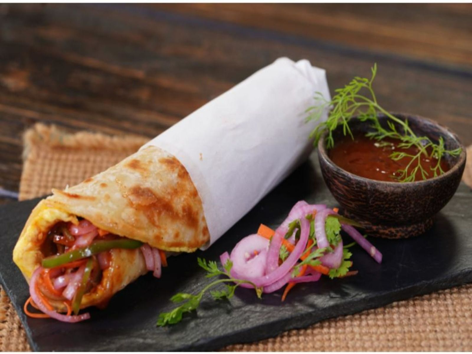 Kolkata Chicken Egg Roll