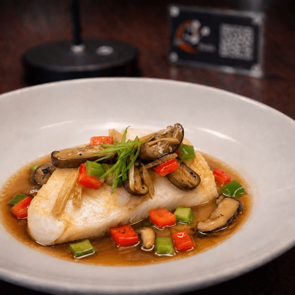 Sea Bass with House Ginger Sauce