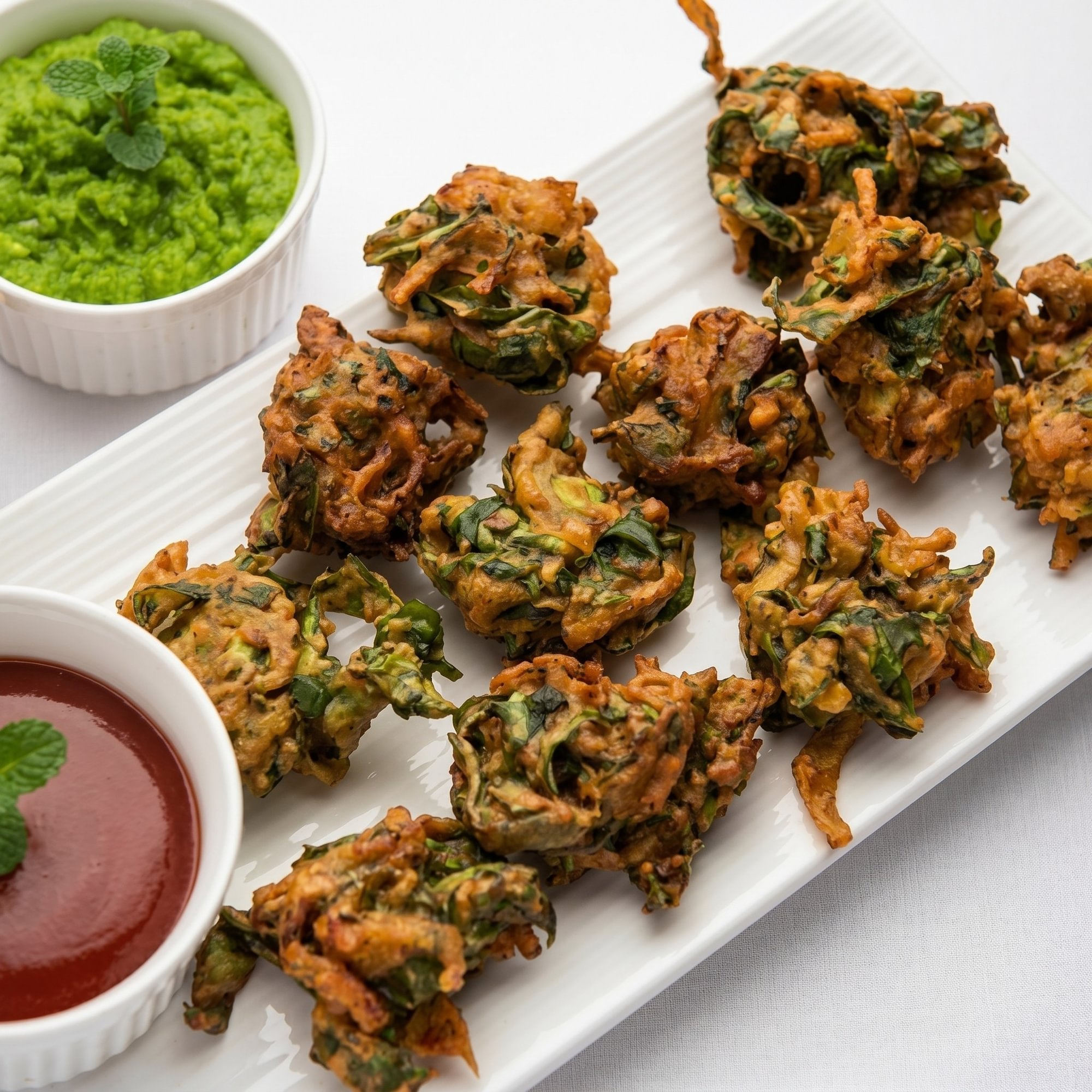 Palak Pakodi Chaat