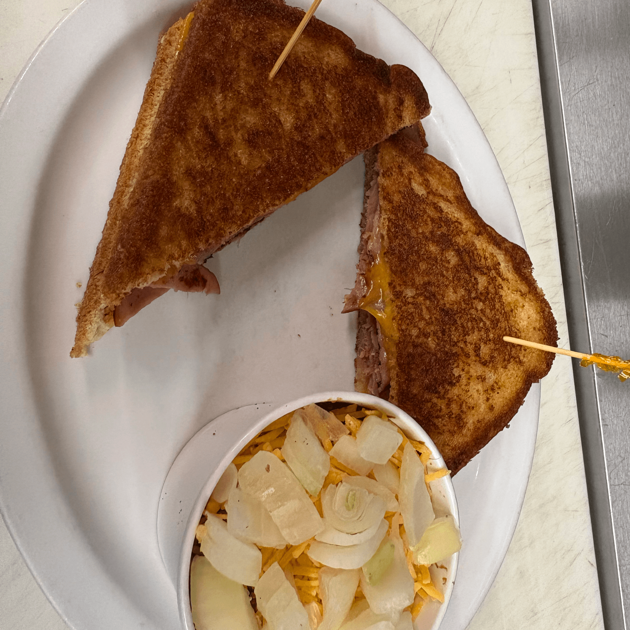 Grilled Ham & Cheese Sandwich
