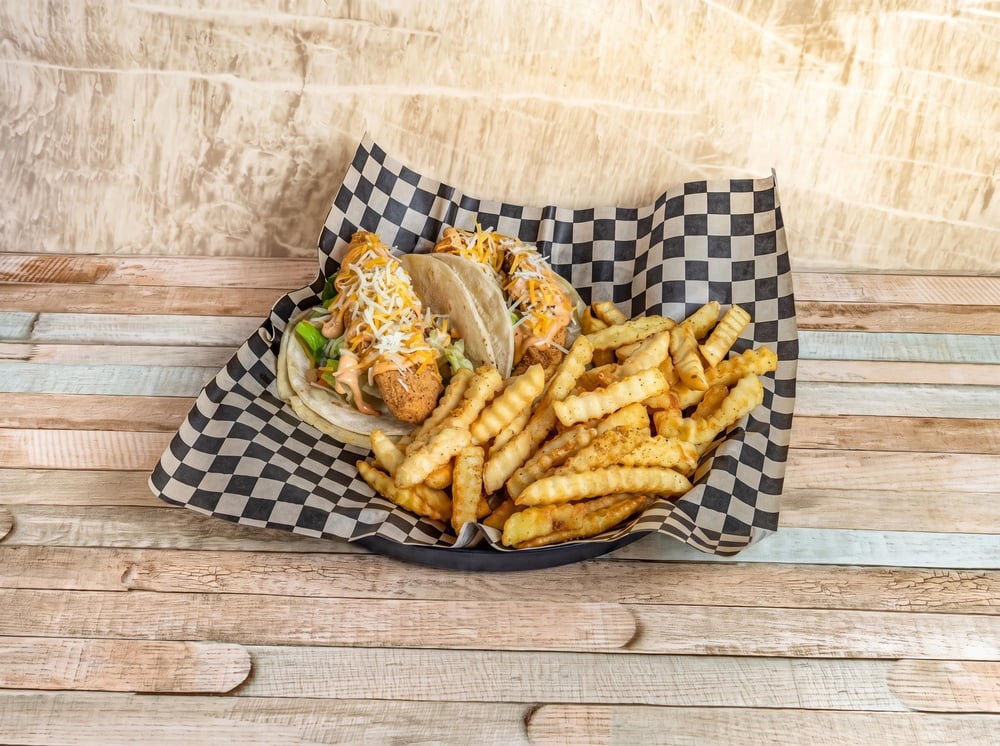 2Pcs. Catfish Taco