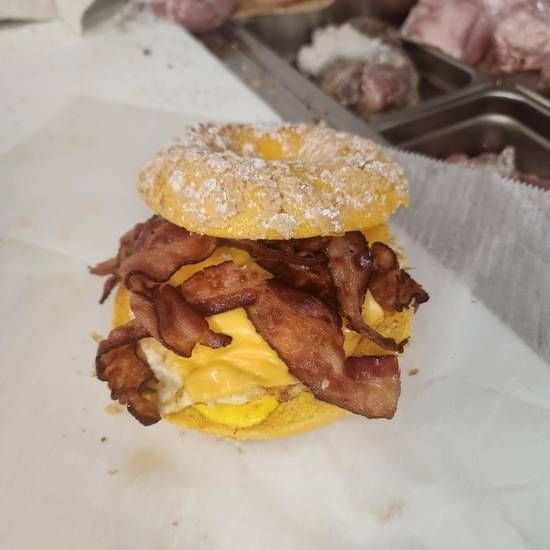 Turkey Bacon egg and cheese