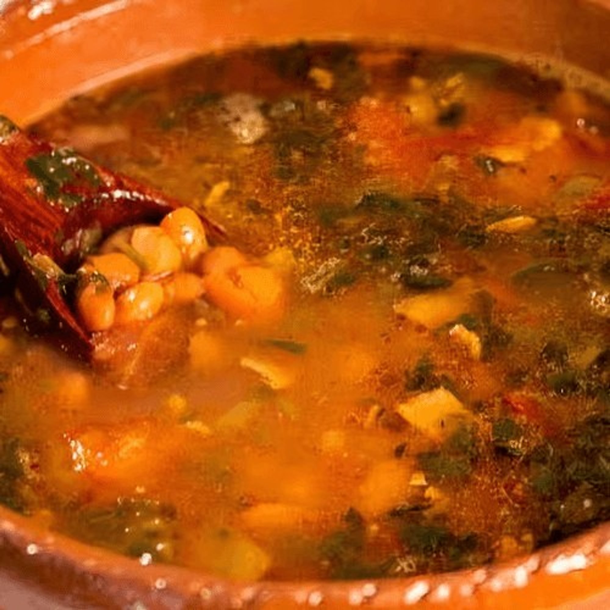 Cup of Charro Beans