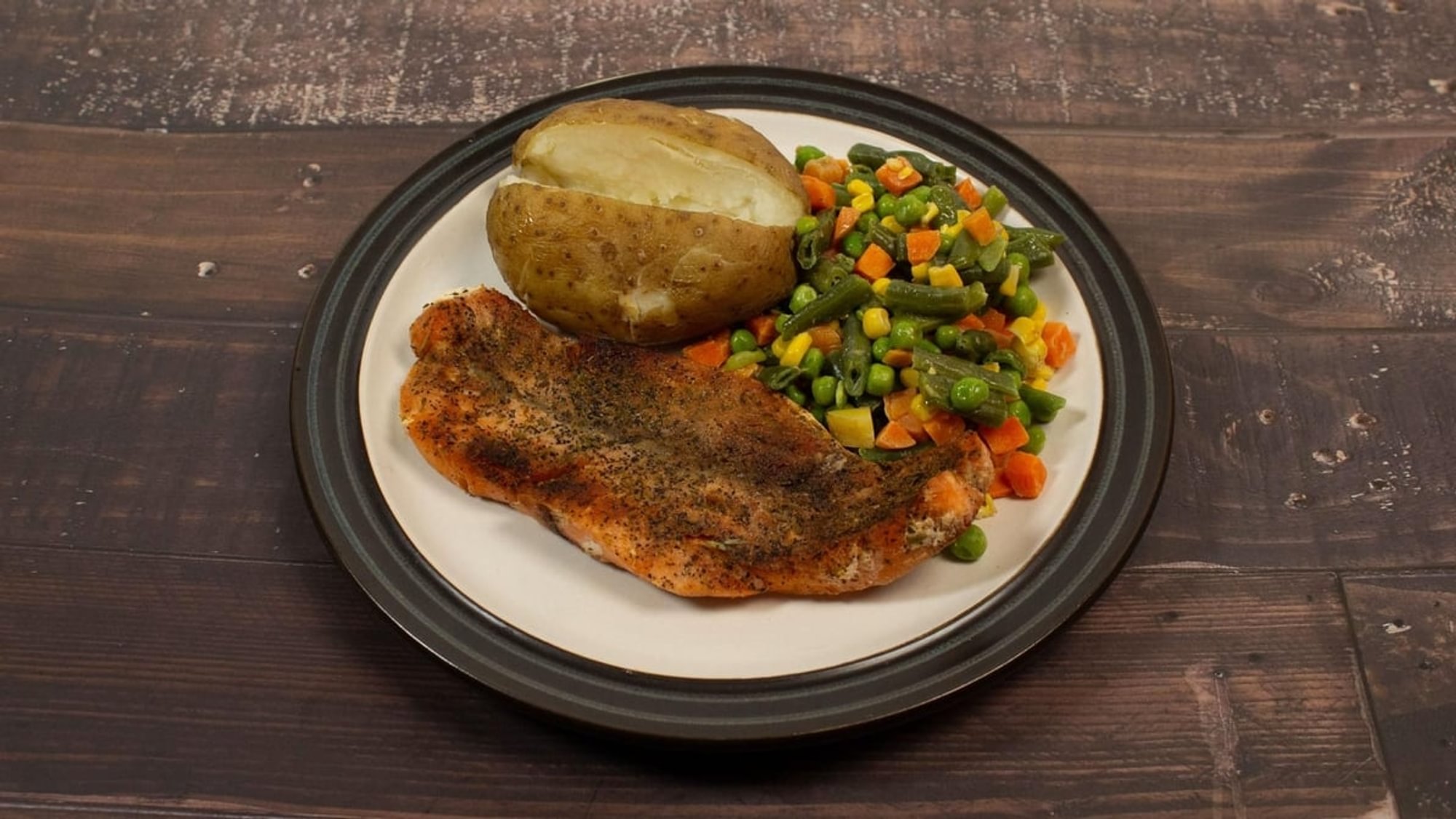Mediterranean Salmon Dinner