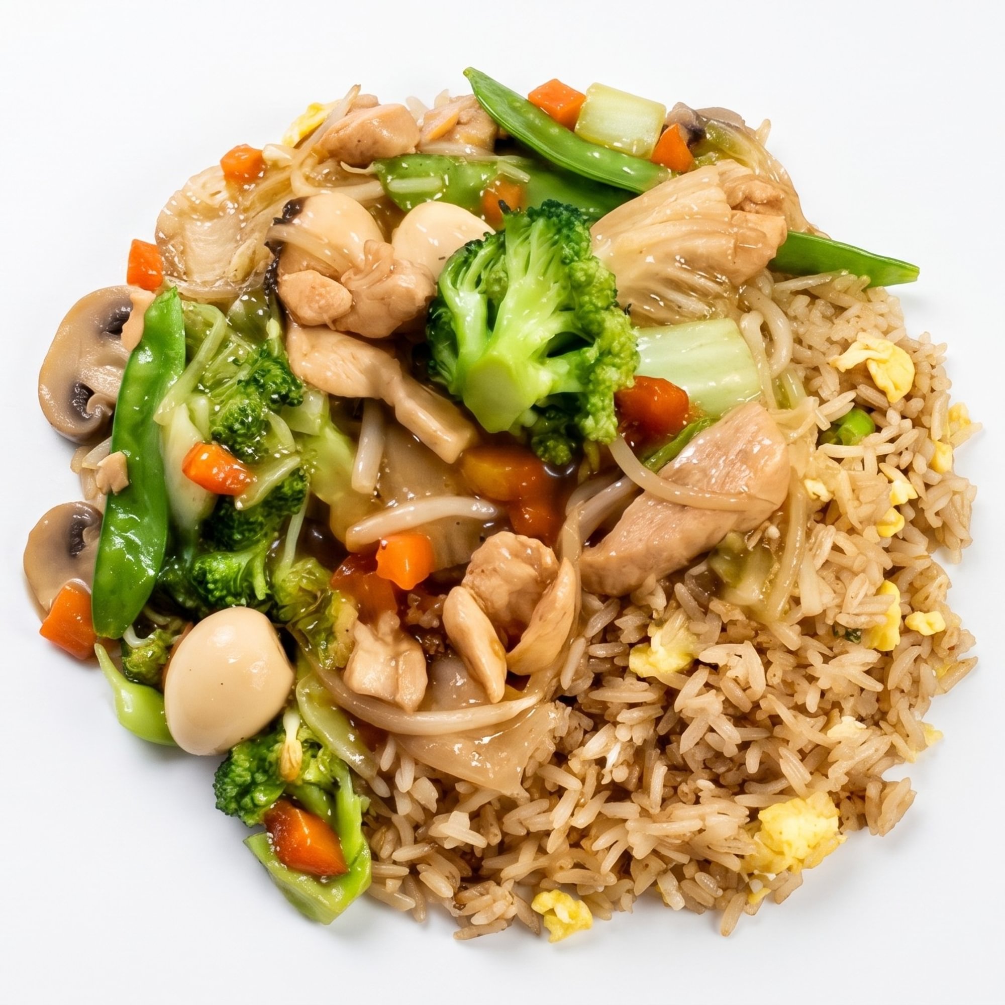 Vegetales con Huevo de Codorniz [Vegetables with Quail Eggs]