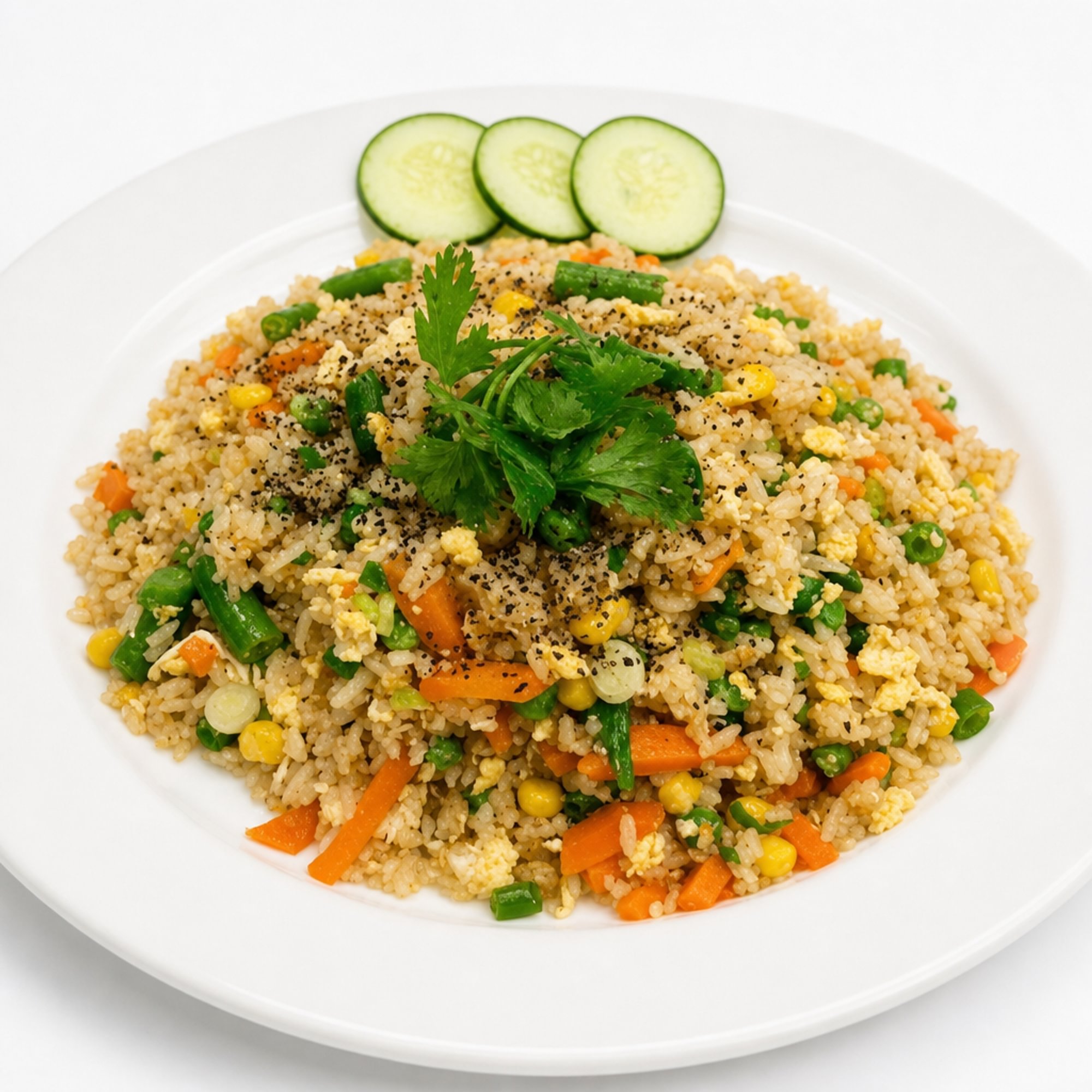 33E. Cơm Chiên Rau Cải (Veggies Fried Rice)