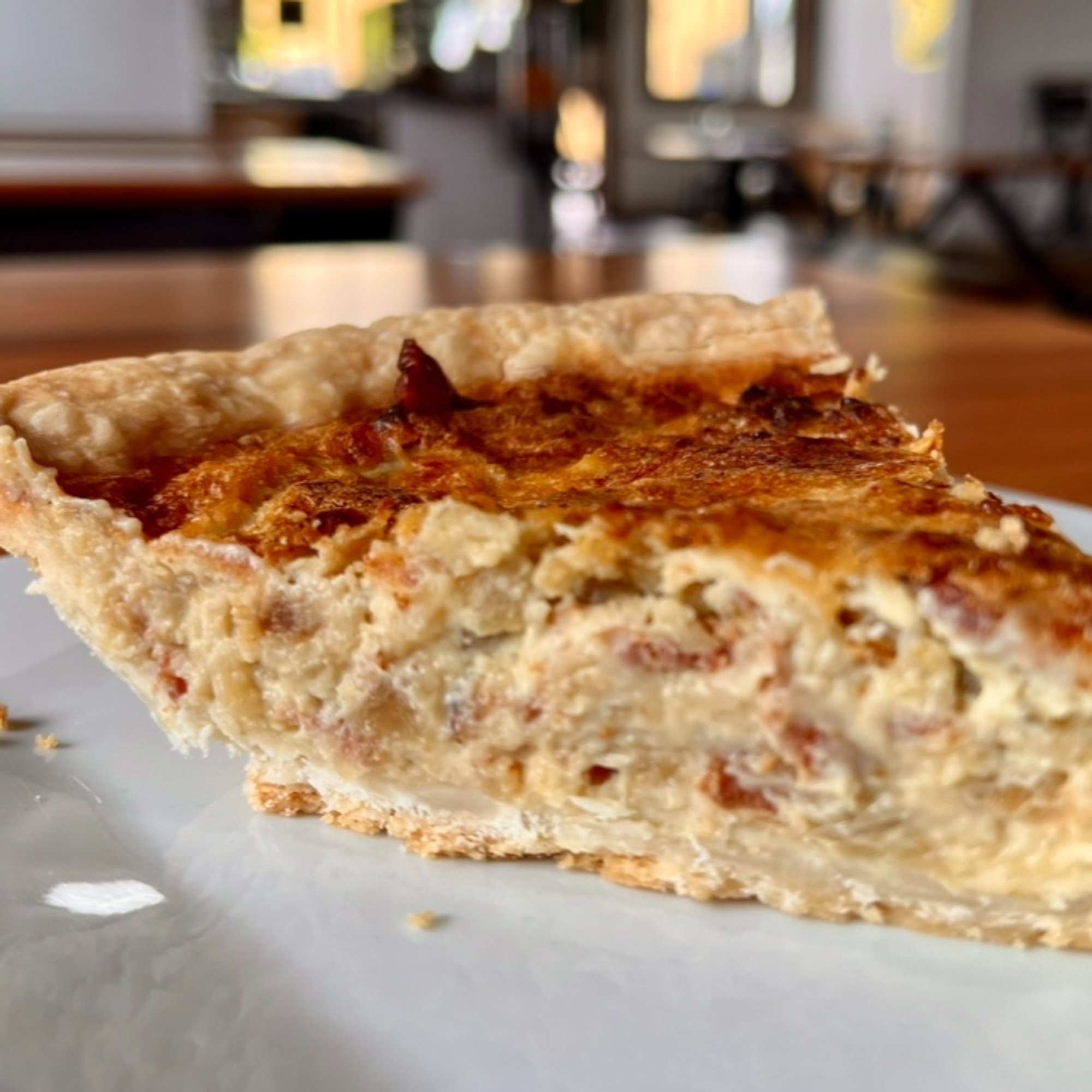 Smoked Bacon Quiche - 9" Family Size (Must order 24hrs. in advance)