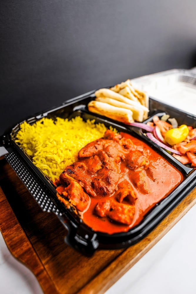 Butter Chicken Over Rice