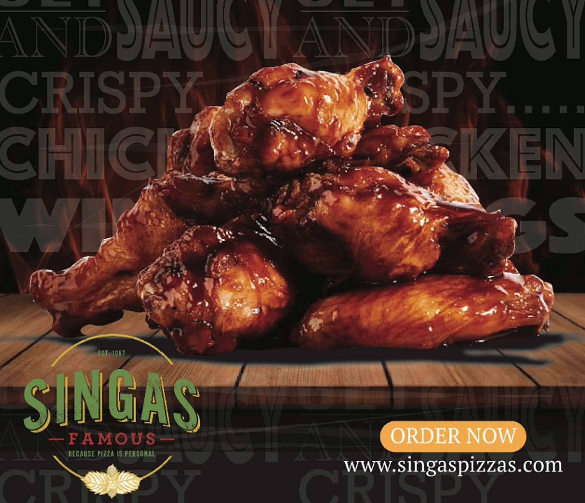 Bone-in Wings 12pcs