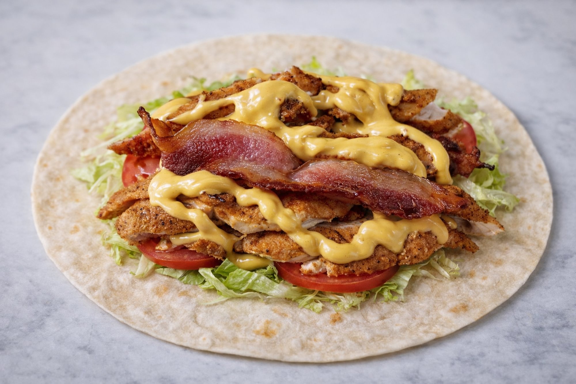 Honey Chicken Club Wrap