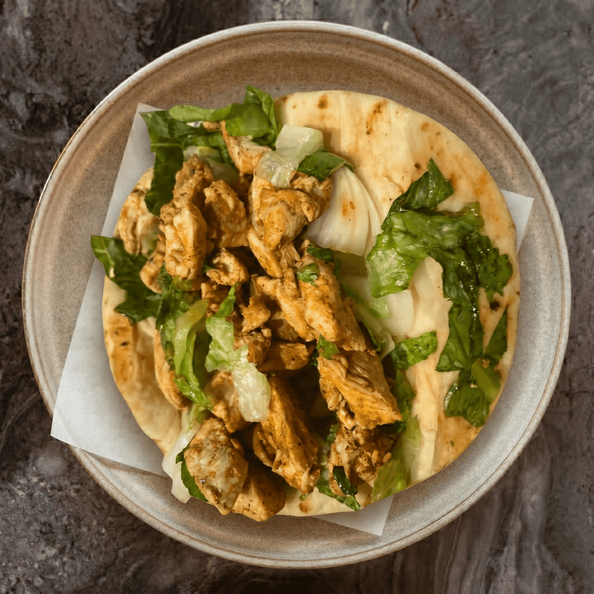 Wednesday's Special Chicken Shawarma Sandwich