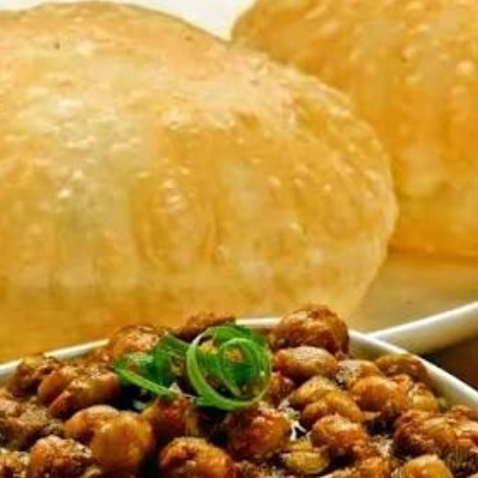 Chole Bhature (ChickPea curry+Breads)