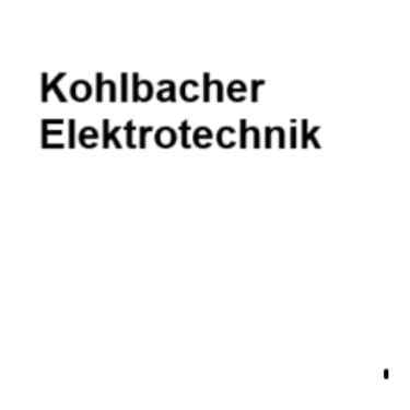 Logo von Elektrotechnik Meisterbetrieb Kohlbacher