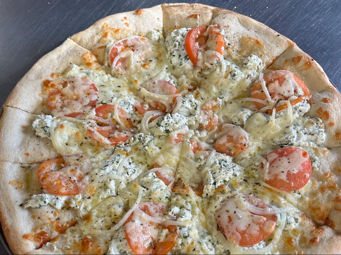 (Lg) White Pizza