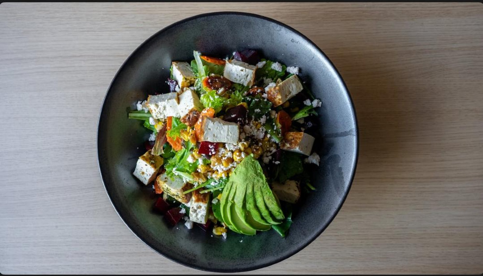 Roasted Vegetable Tofu Salad