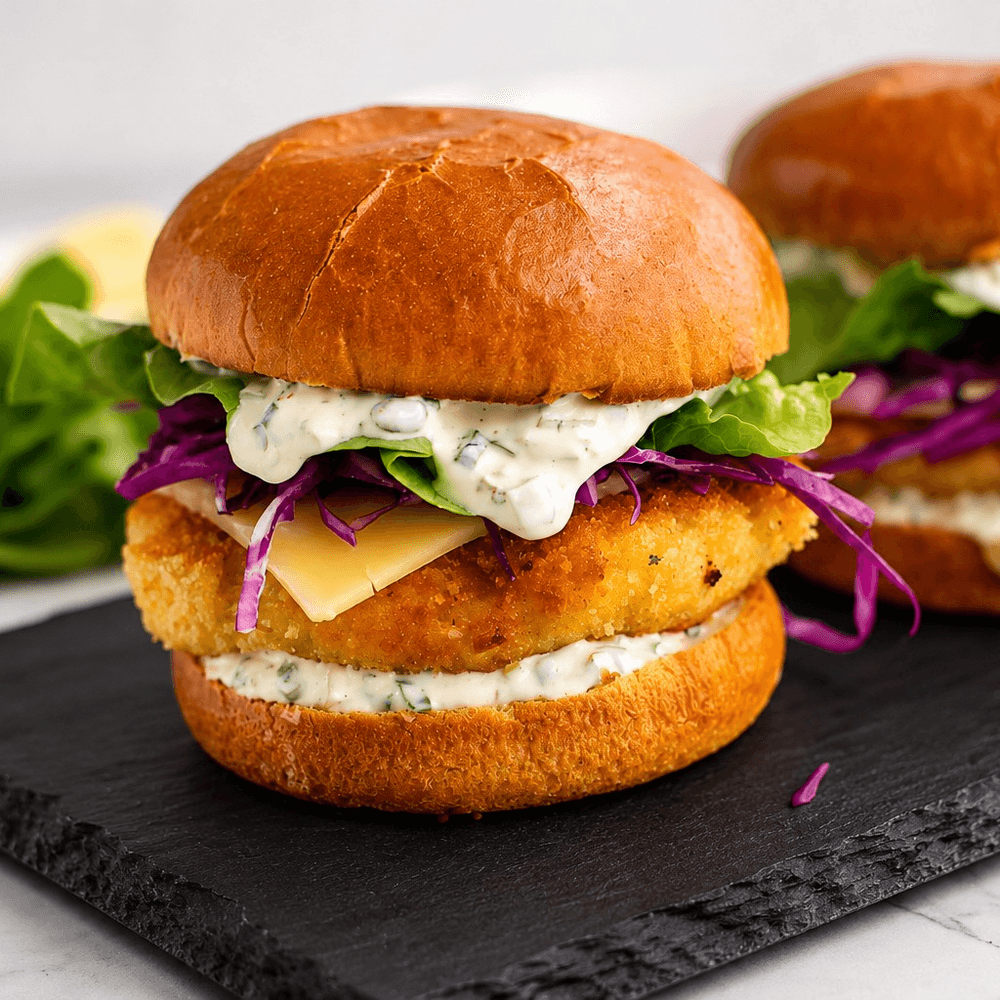 Cod Patty Sandwich