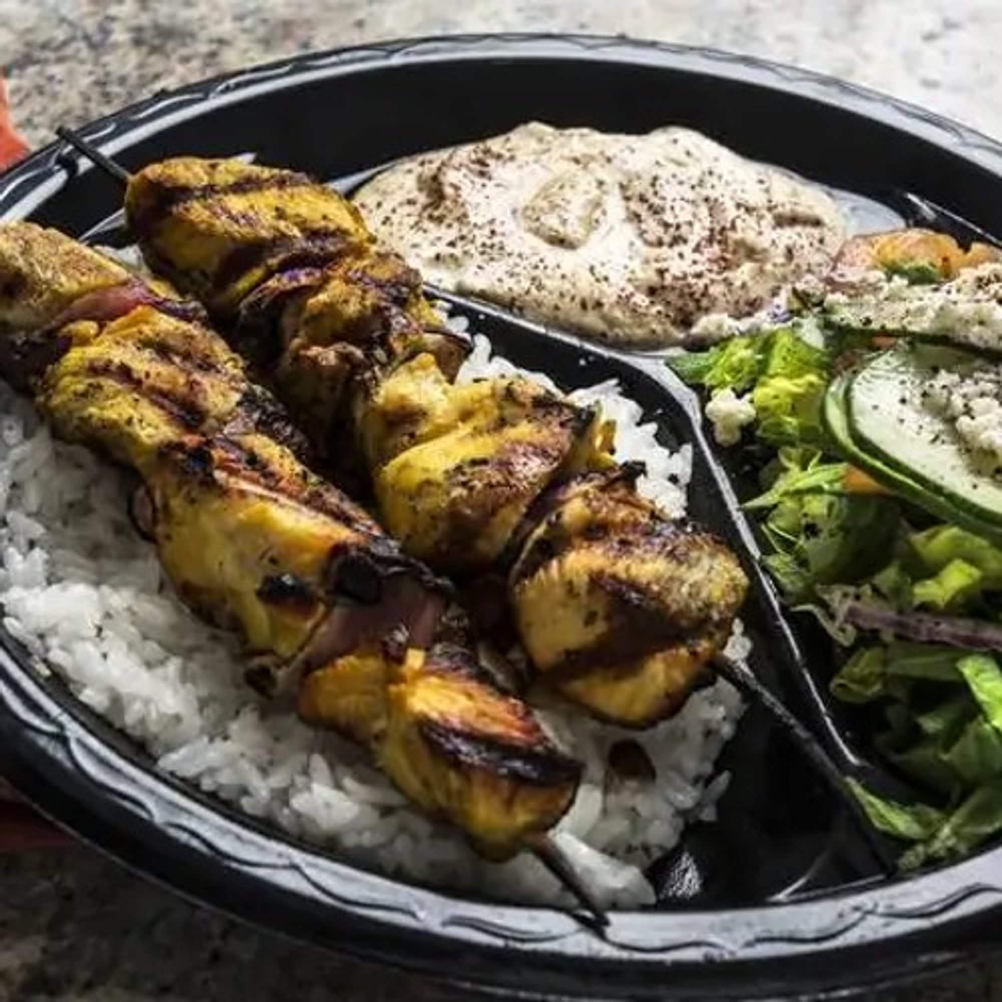 Chicken Kabob Plate