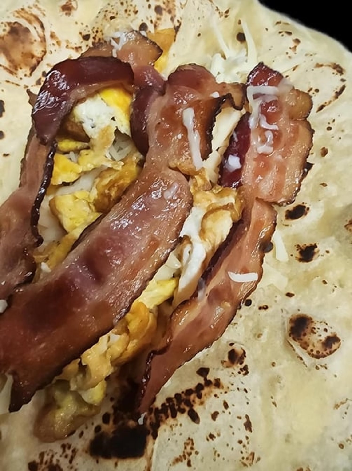 Breakfast Burrito: Bacon