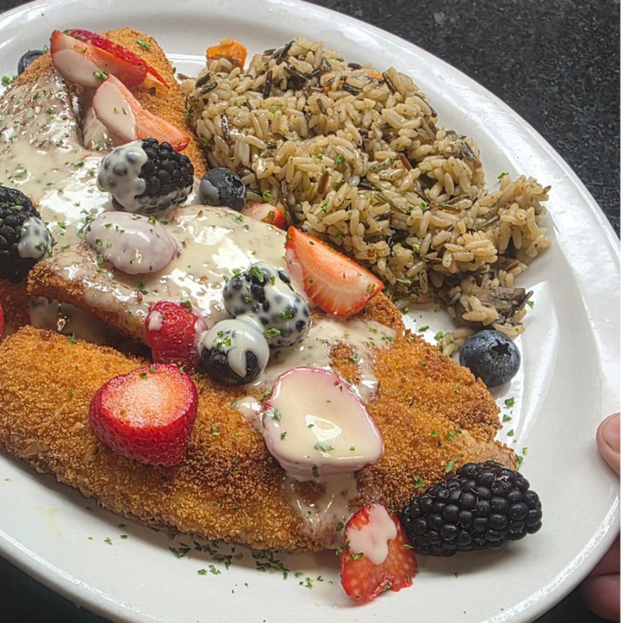 Almond Crusted Tilapia