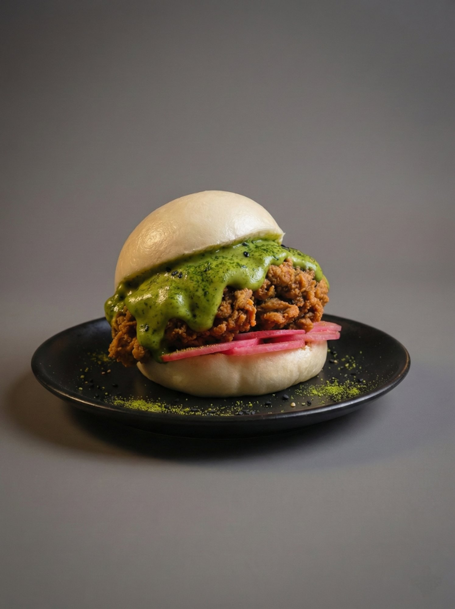 Matcha Lemon Chicken BAO