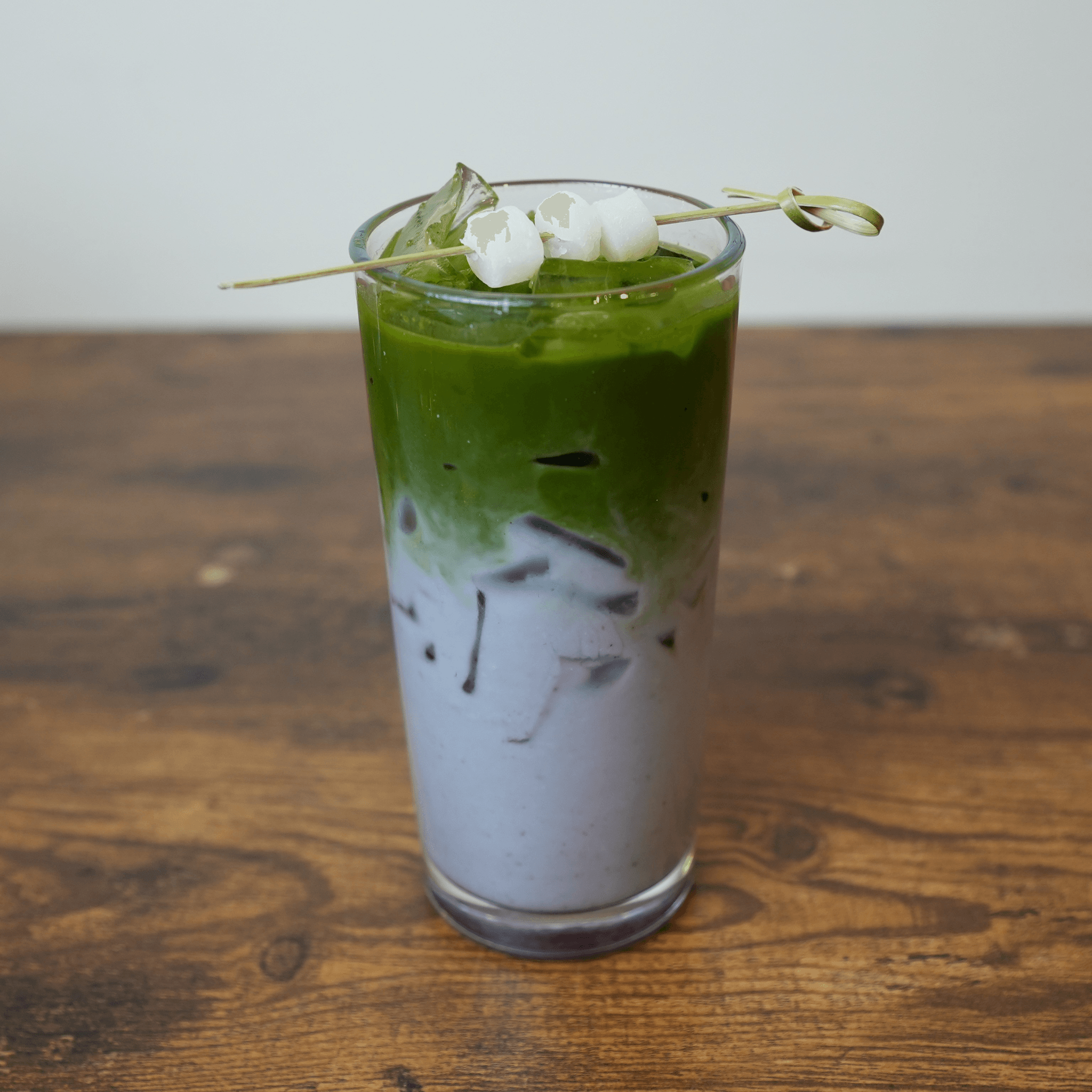 Blueberry Lavender Matcha Latte