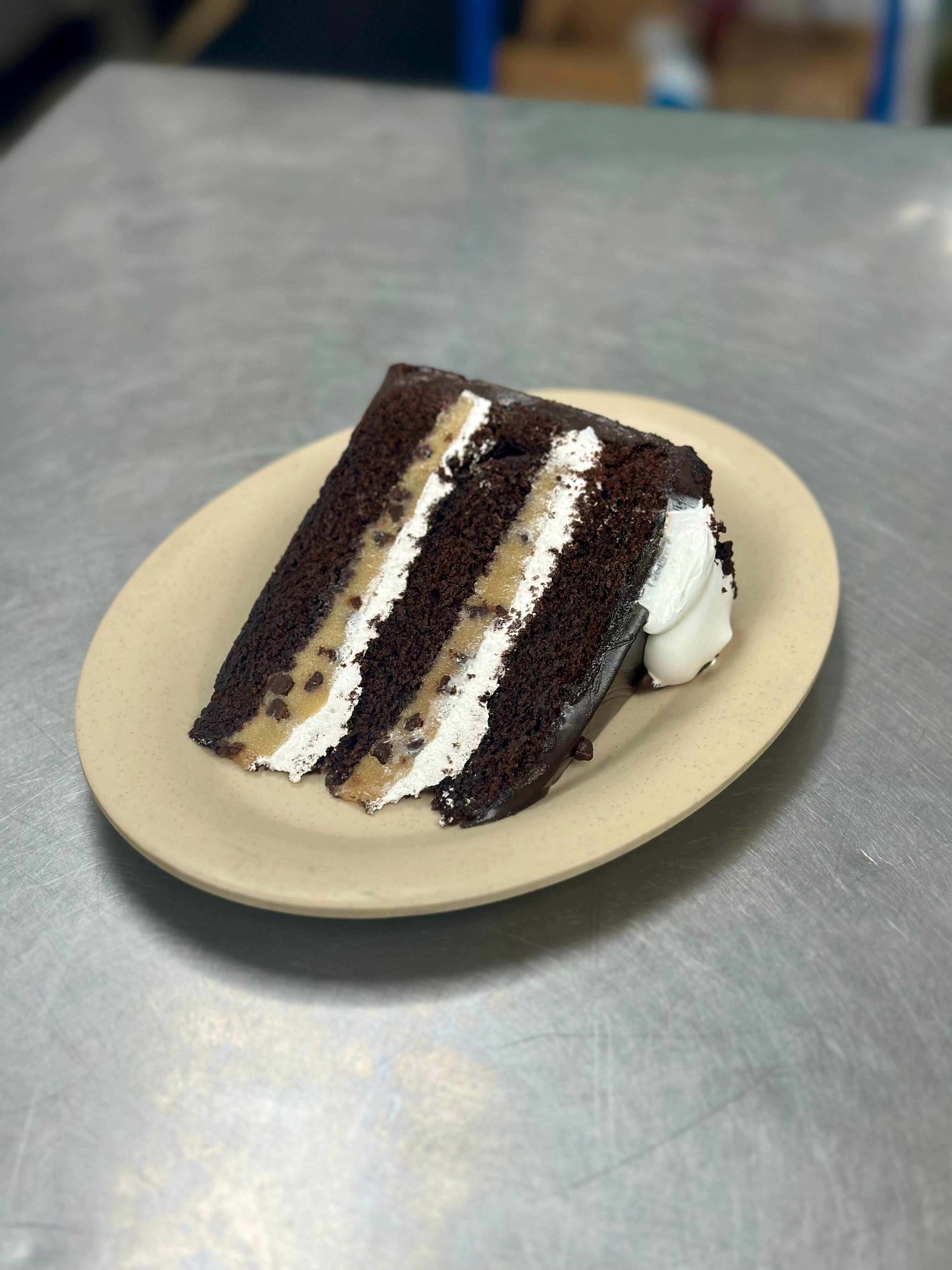 Chocolate Marshmellow Cookie Dough Cake