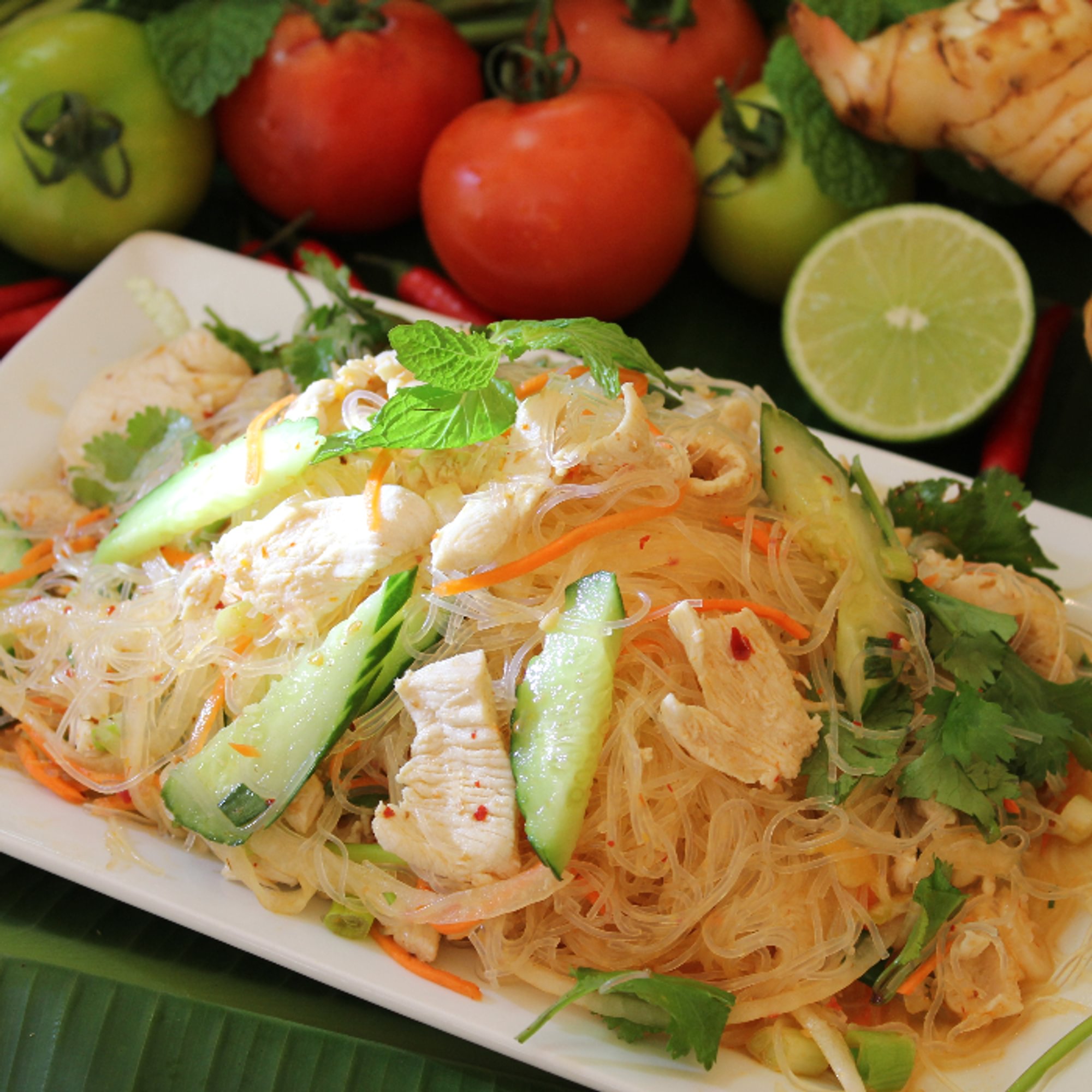Long Rice Salad / Yum Woon Sen