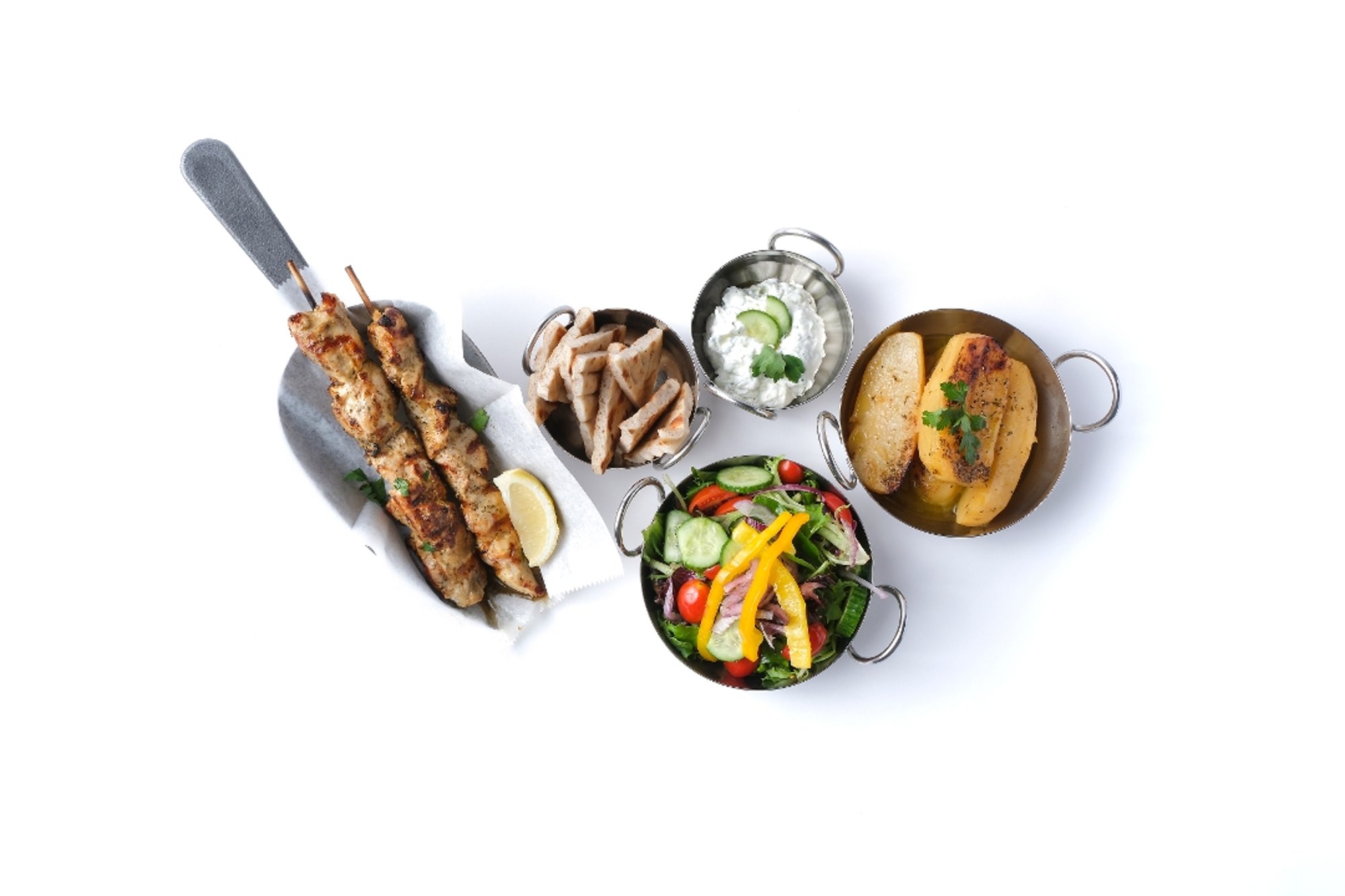 Chicken Souvlaki Plate