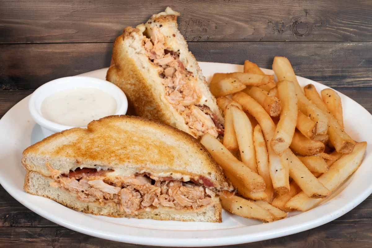 BBQ CHICKEN BACON RANCH MELT