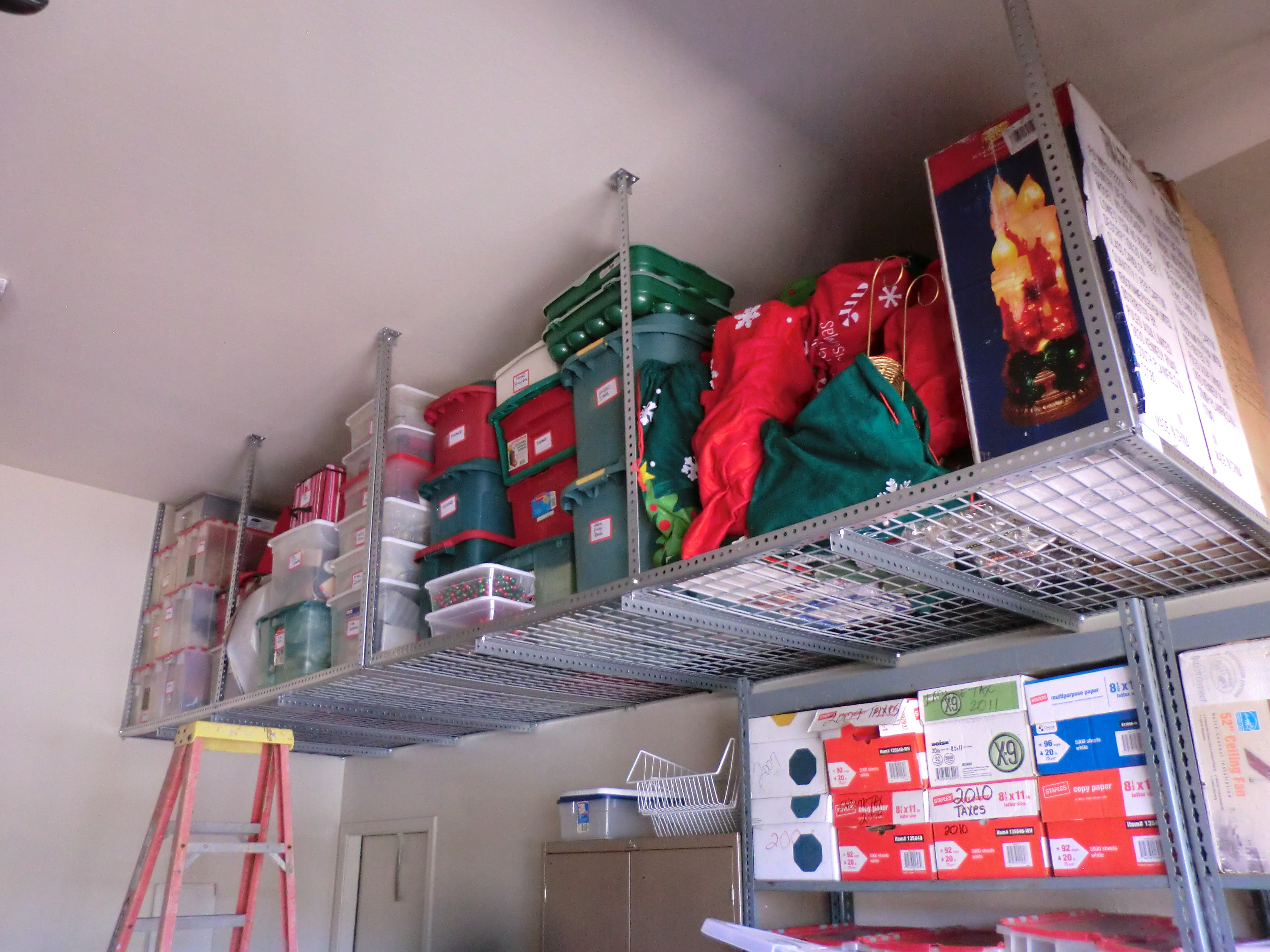 Affordable Ceiling Storage Racks Photo