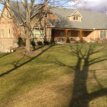 Garden By The Barn Photo