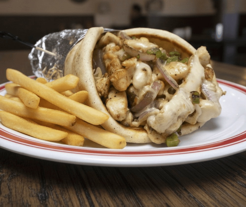 Chicken Fajita Pita Combo