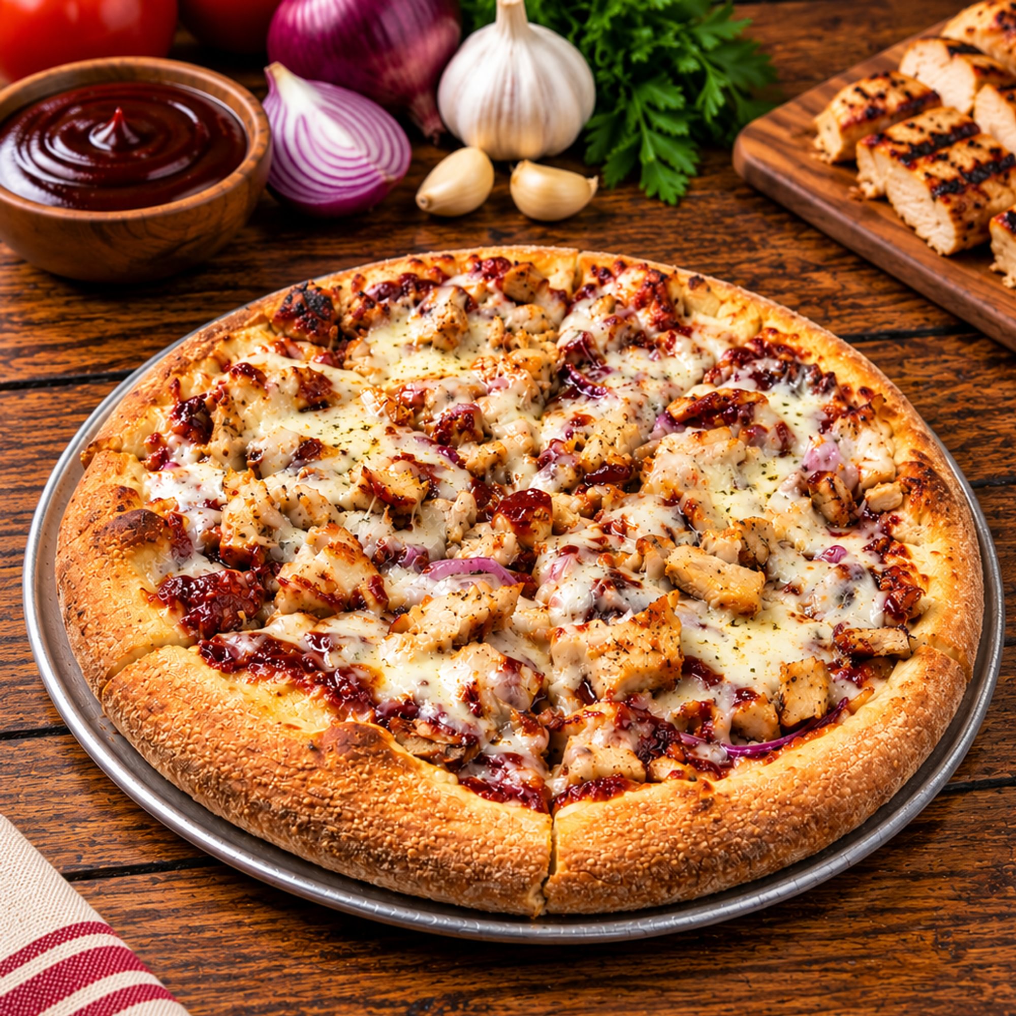 Chicken BBQ Pizza