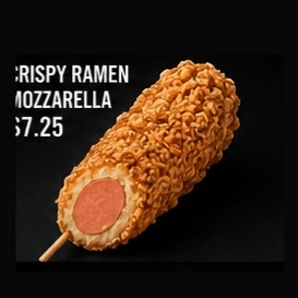 12. Crispy Ramen Mozzarella