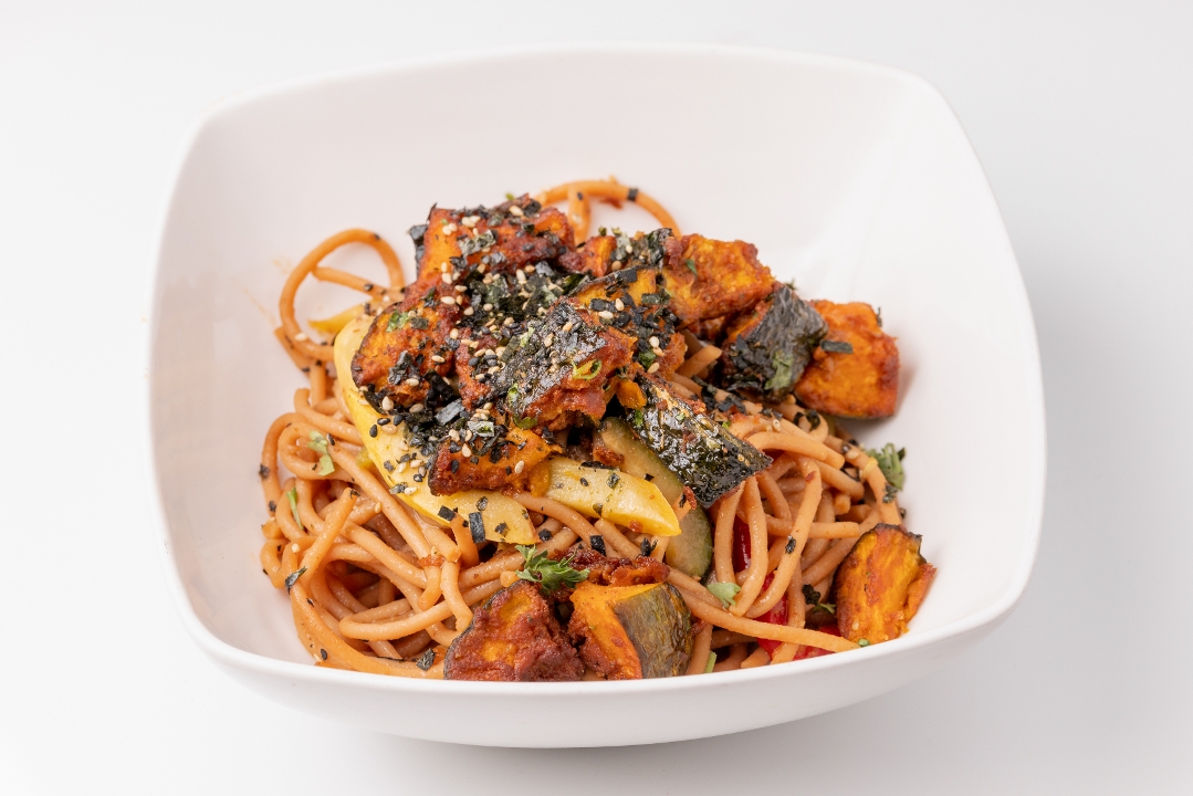 Stir Fry Noodles w/ Kabocha Squash