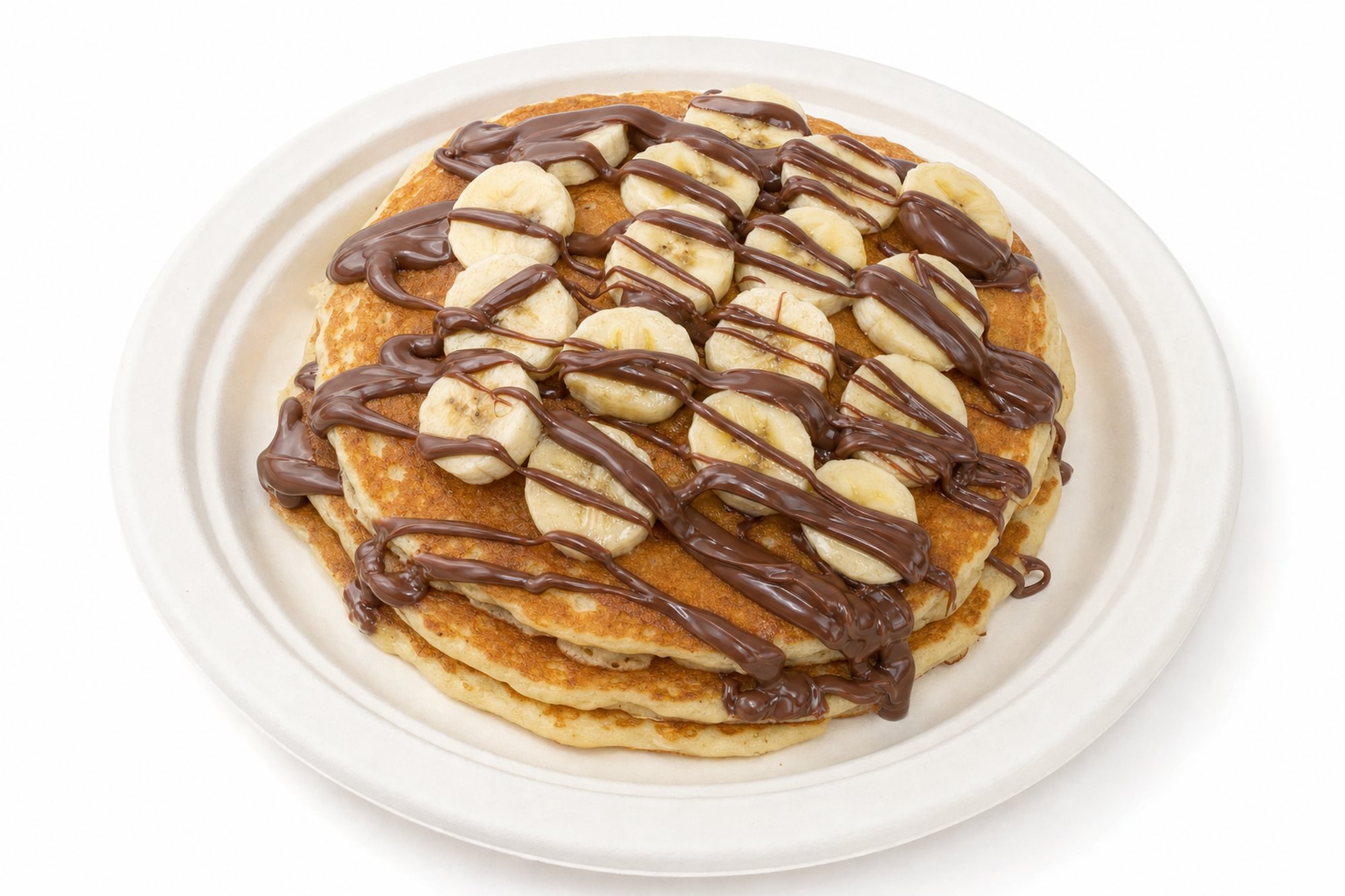 Pancakes with Nutella and Bananas