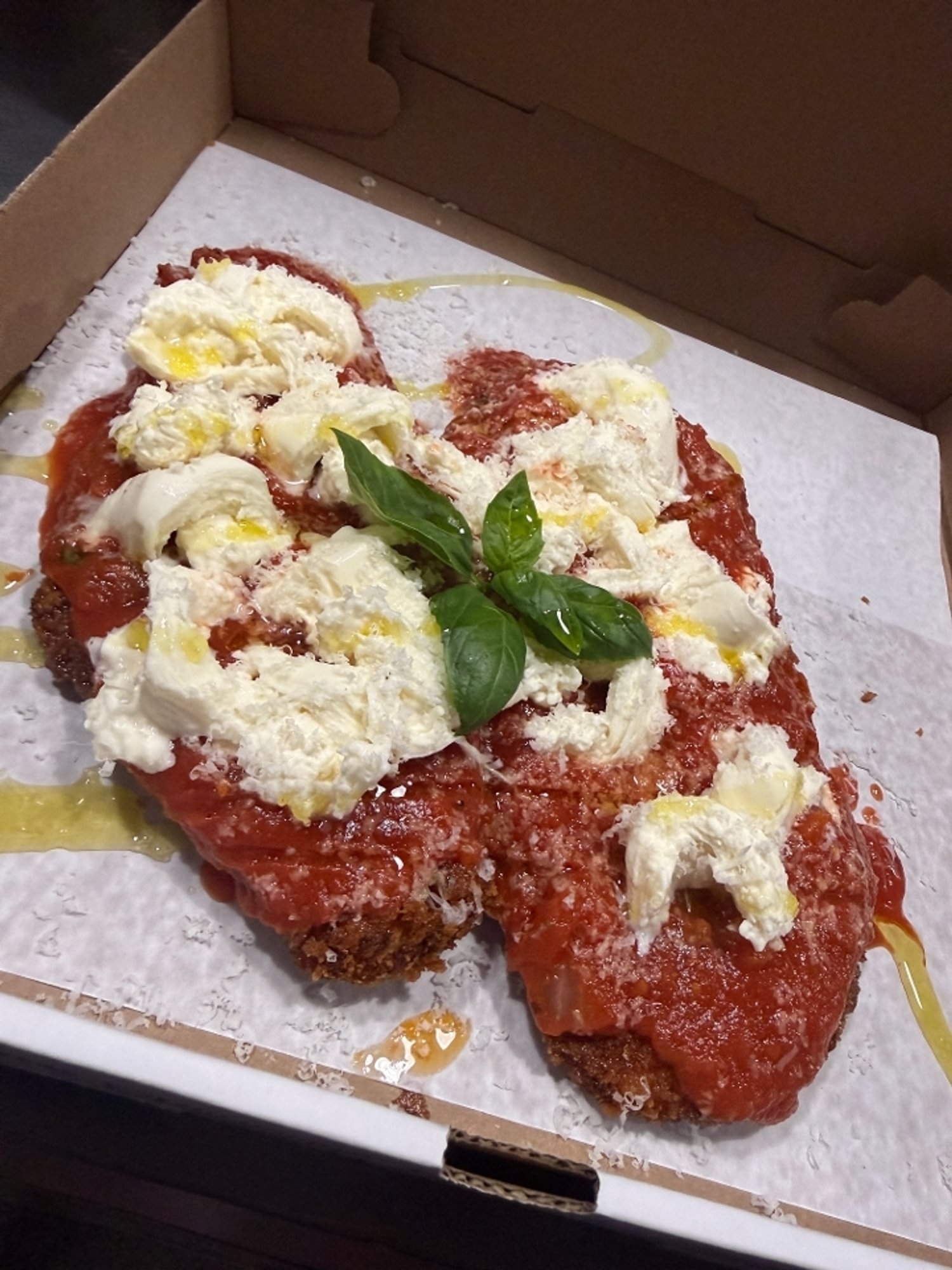 Chicken Burrata Parm