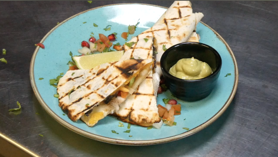 Mushroom Quesadilla