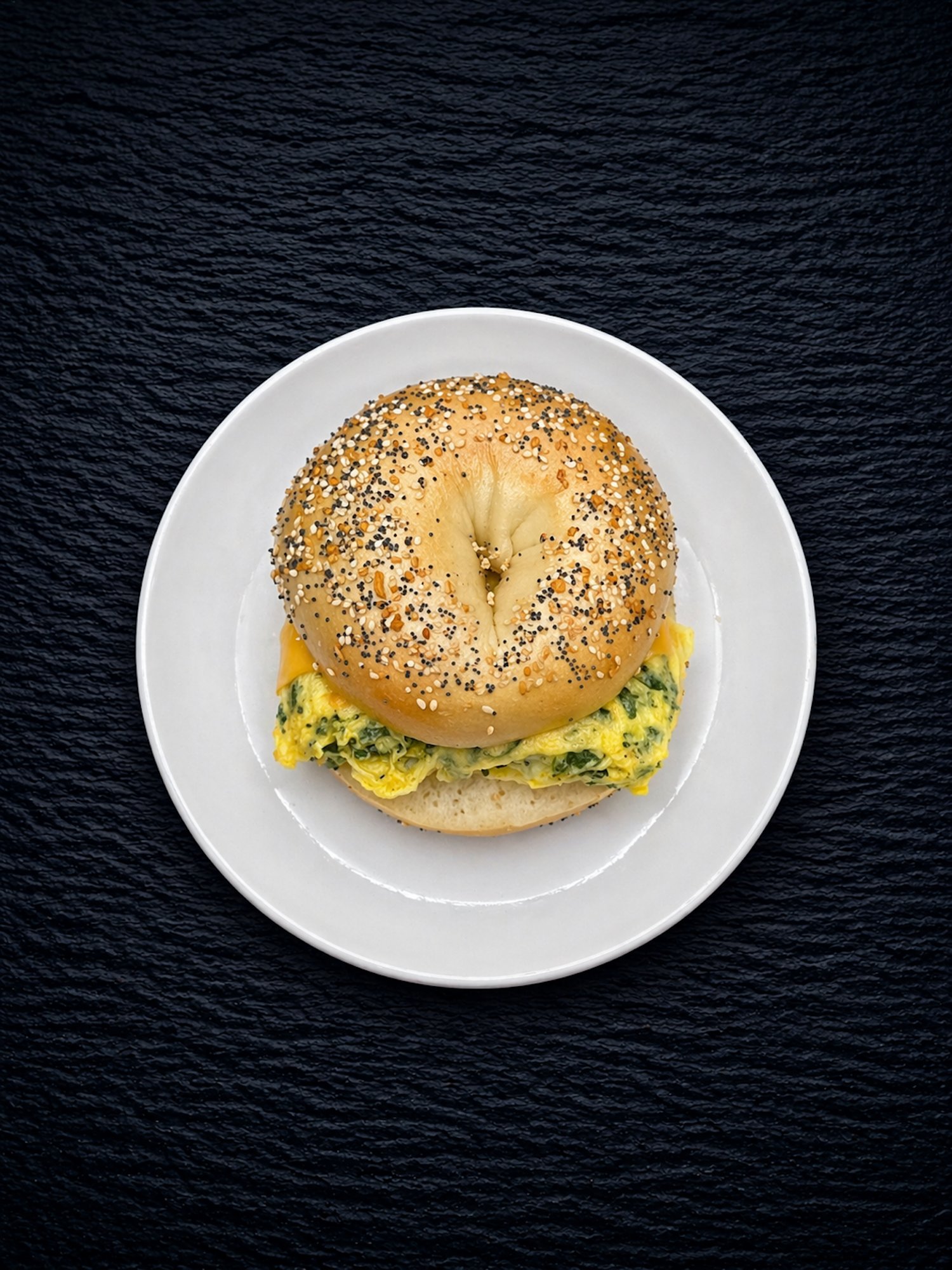 E3 Spinach Omelet Sandwich