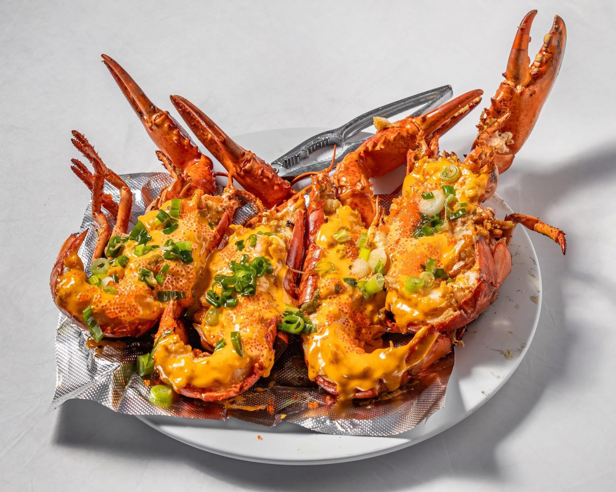 Lobster with cheese