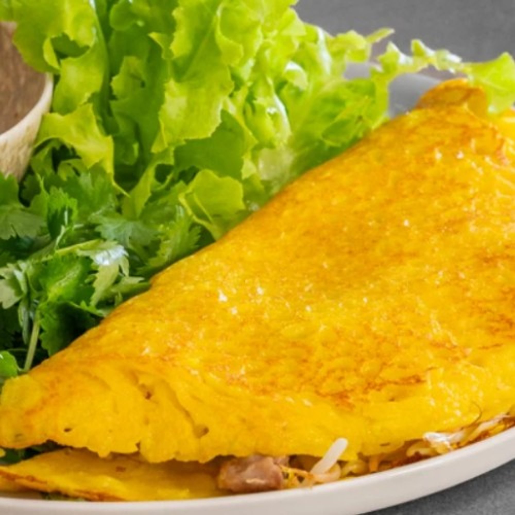 Veggie Vietnamese Pancake - Banh Xeo Chay