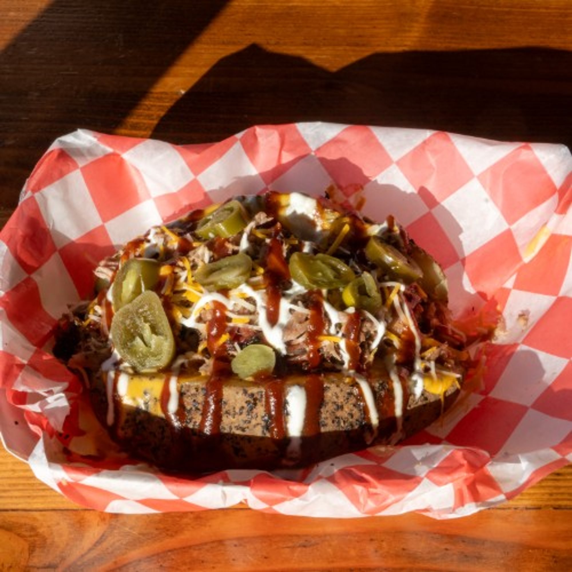 Pork Loaded Baked Potato